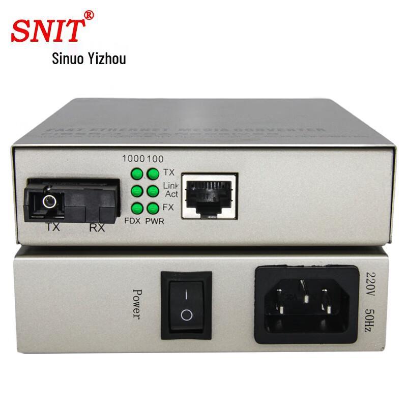 SNIT Telecom-Grade Fiber Optic Converters & Racks