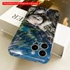 Climbing Cat with Mountain View All inclusive film hard phone case, compatible with iPhone 18 Pro Max 17 16 15 14 13 12 11
