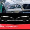 2 шт./2 пары Крышка фары для автомобиля BMW X5 E70 2007 2008 2009 2010 2011 2012 2013 Абажур Яркий корпус Крышки линз фары