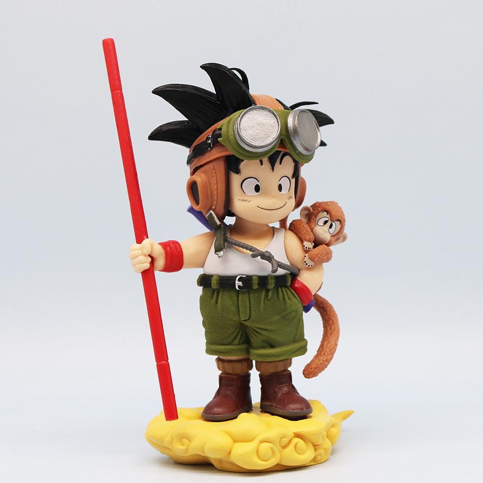 16СМ Аниме Dragon Ball Фигурка Сон Гоку DRAGONBALL SNAP COLLECTION Серия Транспортных Средств Модель Пилота в Костюме Игрушка Кукла Фигурка Действия