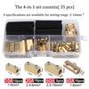 10/20/60A Brass Terminal Block with Heat Shrink Tubing Wire Connector Nut Kit  Automotive