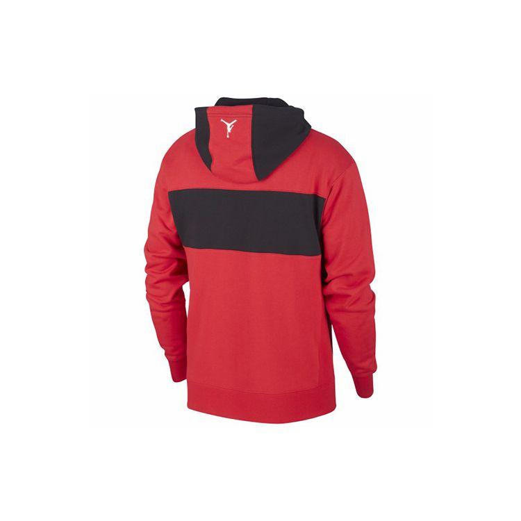 Мужские толстовки с капюшоном Air Jordan 11 Legacy Patchwork Red CU1510-687