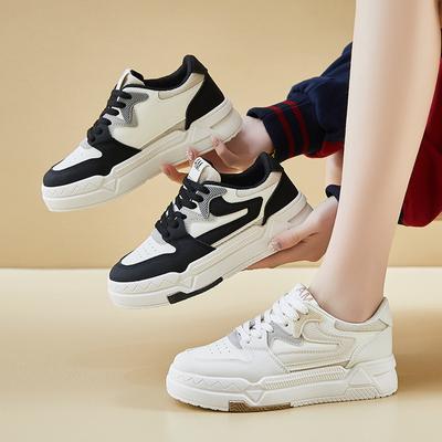 Женские повседневные кроссовки для бега со шнуровкой, удобные кроссовки для ходьбы, нескользящие кроссовки на толстой платформе для тенниса для женщин, спортивная обувь для тренировок на открытом воздухе