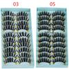 Hanmdade Wispies Lashes Natural 3D Faux Mink Hair Lash Extension Tools Thick Long False Eyelashes