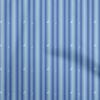 oneOone Cotton Flex Blue Fabric Abstract  Stripe Fabric For Sewing Printed Craft Fabric By The Yard 40 Inch