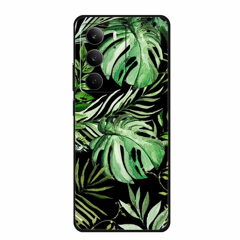 Для Realme Narzo 80 Lite 5G Чехол Narzo80 Lite Чехол Мультяшный Кот ТПУ Черный Силикон Мягкий Чехол для Телефона Для Realme Narzo 80Lite Funda