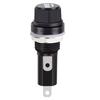 5pcs Insurance Tube Socket Fuse Holder for 5x20mm 10A 250V Thread Screw Cap Panel Mounted Fuse Holders 12MM Mounting Hole VCQ Fuse Holders1