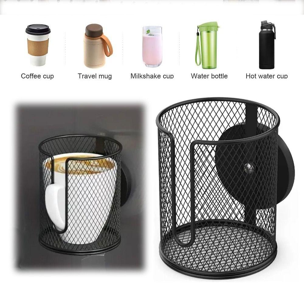 Anti Fall Magnetic Cup Holder Fully Covered Drink Holder Magnet Magnetic Car Cup Holder Mower