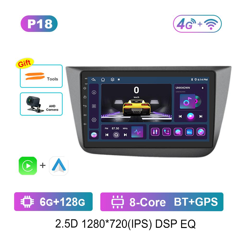 Android Intelligent System Navigation GPS for Seat Altea 2004 - 2015 Car Radio Multimedia Player 4G Head Unit WiFi IPS Screen