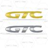 Alloy Metal GTC Grille Emblem Rear Trunk Badge Sticker For Vauxhall Opel Corsa Rocks Vectra Zafira Mokka Meriva Insignia Astra