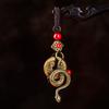 2025 год китайского зодиака змея счастливый кулон креативный богатство аксессуары женщины мужчины сумка шарм ювелирные изделия подарок
