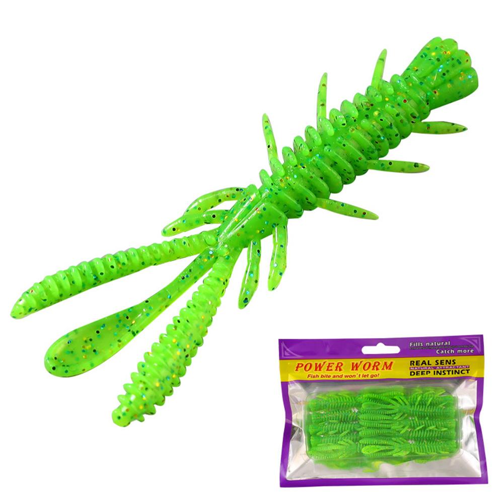 10pcs 70mm Floating Fishing Soft Lure Soft Fishing Lure Fishing Bait for Bass Trout Walleye Crappie