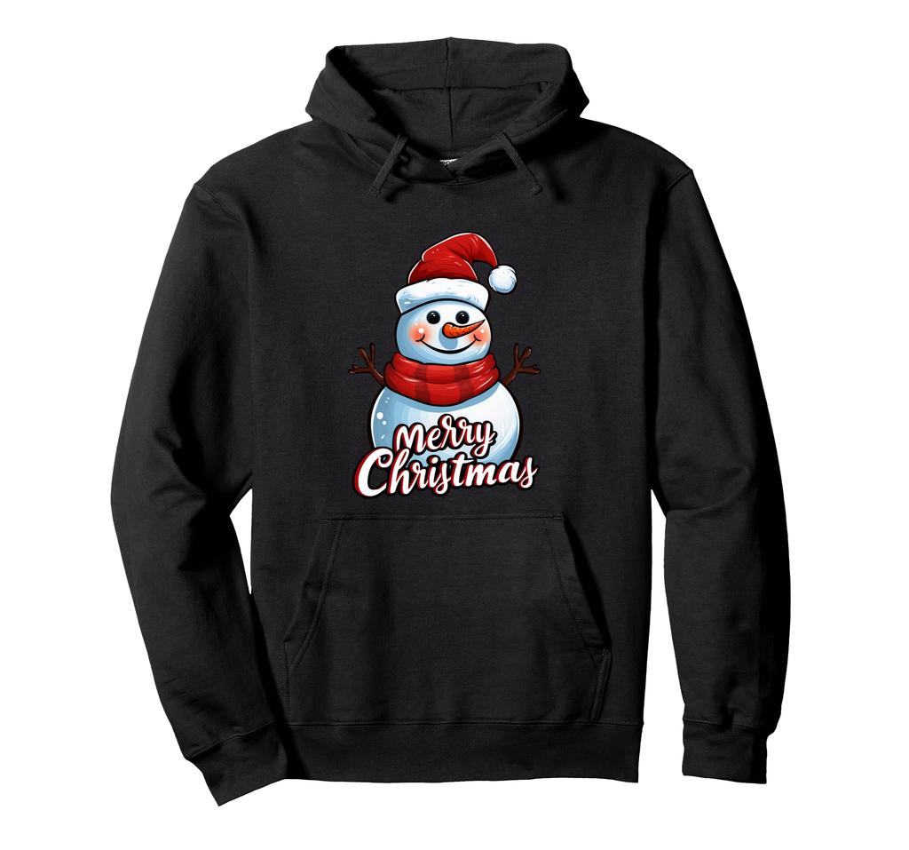 Funny and Cute Snowman Christmas Party Hoodie