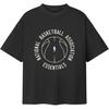 Футболка NBA x Barkley Hendricks 90-х Выцветшая черная Унисекс Топы 125BH262201F