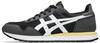 Black Faux Leather Tiger Runner II Sneakers