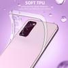 Ультратонкий силиконовый мягкий чехол для Samsung Galaxy S20 FE Ultra Plus S20FE + Защита камеры Прозрачная задняя крышка Ударопрочный корпус