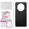 apgo Protective Skin Sticker for the Back Compatible with Huawei Mate 50 RS P Design, Wrap Film, Foil, Vinyl - Pattern Black Honeycomb