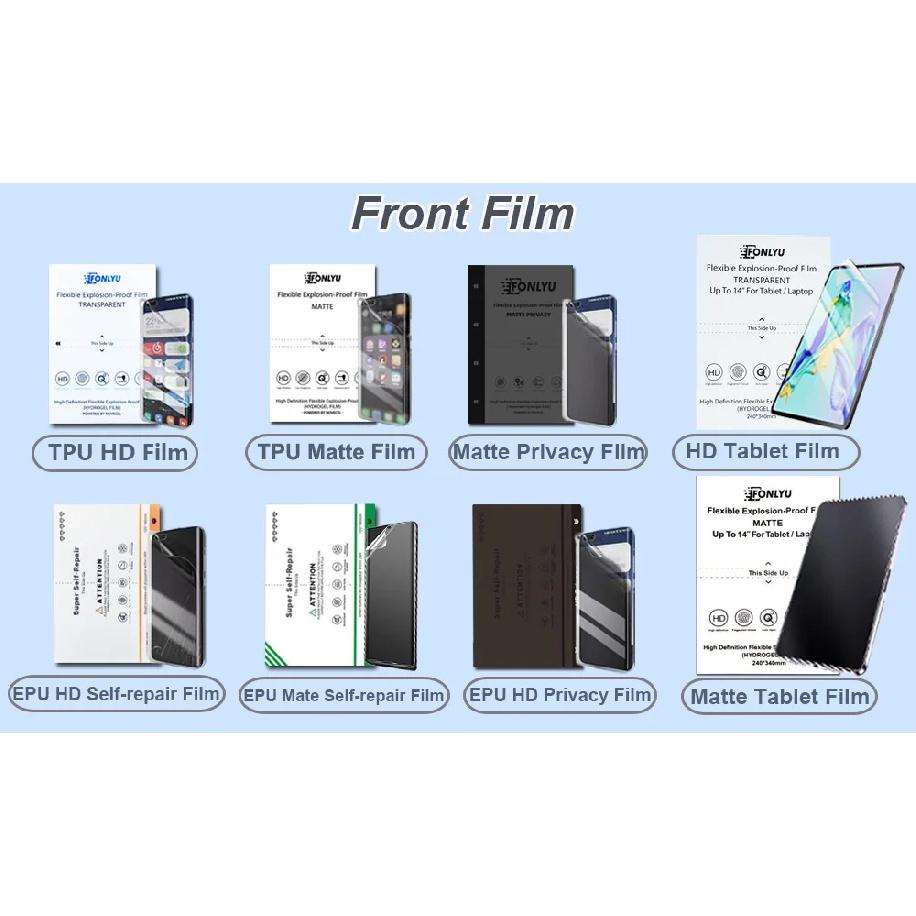 FONLYU Mobile Phone Tablet Screen Protector Hydrogel Film Scratch Card Scraper Squeegee For iPad For iPhone Shovel Debubble Tool