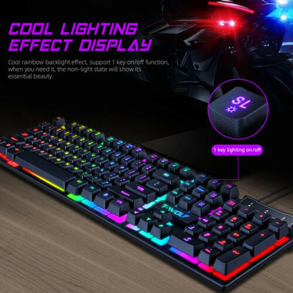 Водонепроницаемая клавиатура Anti-ghosting 104 Keys, механическая клавиатура, игровая клавиатура, проводная клавиатура USB