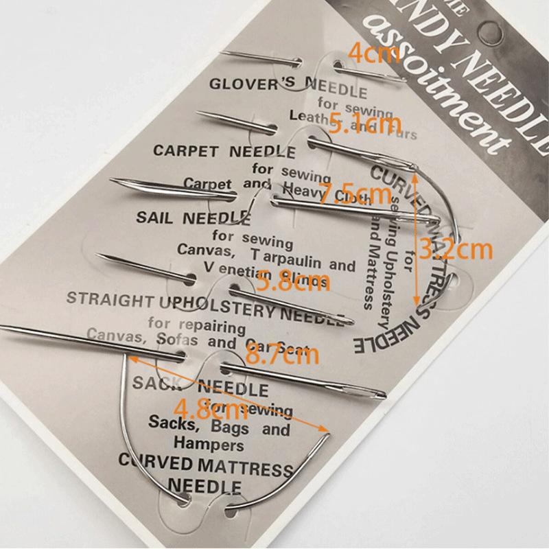 Профессиональные инструменты для рукоделия из кожи, набор для ремонта шитья, ручной швейный дырокол, набор рабочих седел, набор игл для рукоделия из кожи