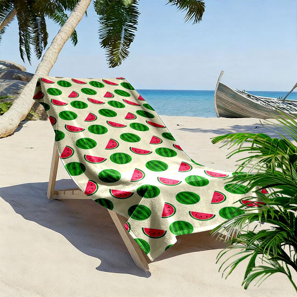 Watermelon Pattern Beach Towel A must-have beach towel for beach travel
