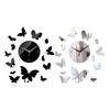 Modern Wall Clock Art Decal Removable Acrylic Mute for Office Decor