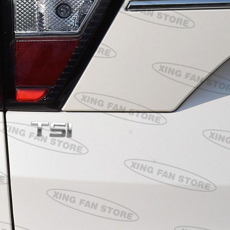 Auto Styling TSI Emblem Car Rear Trunk Badge Decal Body Sticker For Skoda Octavia 3 2 Superb Karoq Fabia Yeti Kamiq Accessories nlvg96