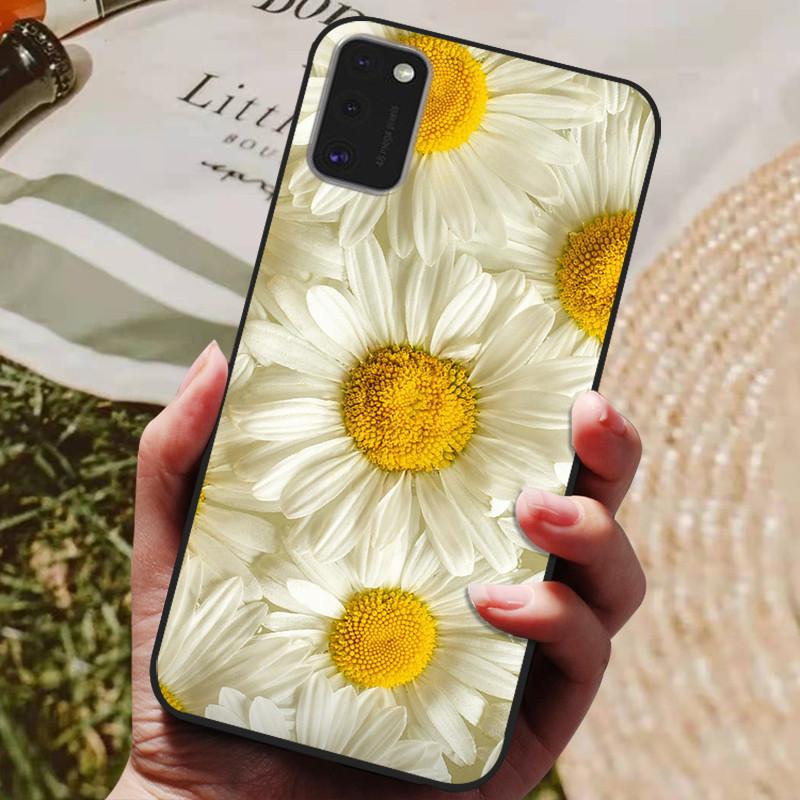 Чехол для Samsung Galaxy A41 Мягкий силиконовый задний чехол Чехол для телефона для Samsung A41 GalaxyA41 A 41 A415 SM-A415 Чехол с ТПУ бампером