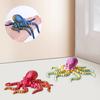 3D Printed Cthulhu Octopus Figurine Movable Joints Octopus Figure Articulated Sea Animal Model Fidget Toy Desktop Decoration Ornament