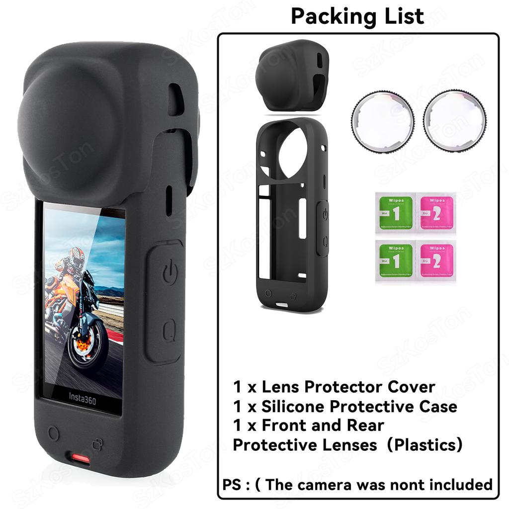Lens Guards For Insta 360 X4 Plastics/Tempering Glass Case Lens Protector Cover for Insta360 X4 Accessorie