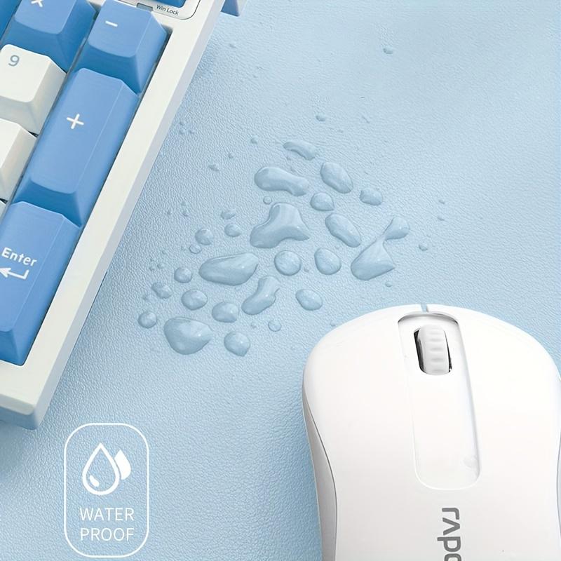 Large-Scale Faux Leather Mouse Pad - Waterproof, Stain-Resistant, Non-Slip Desk Mat for Office & Home Use, Dual-Sided Writing Surface