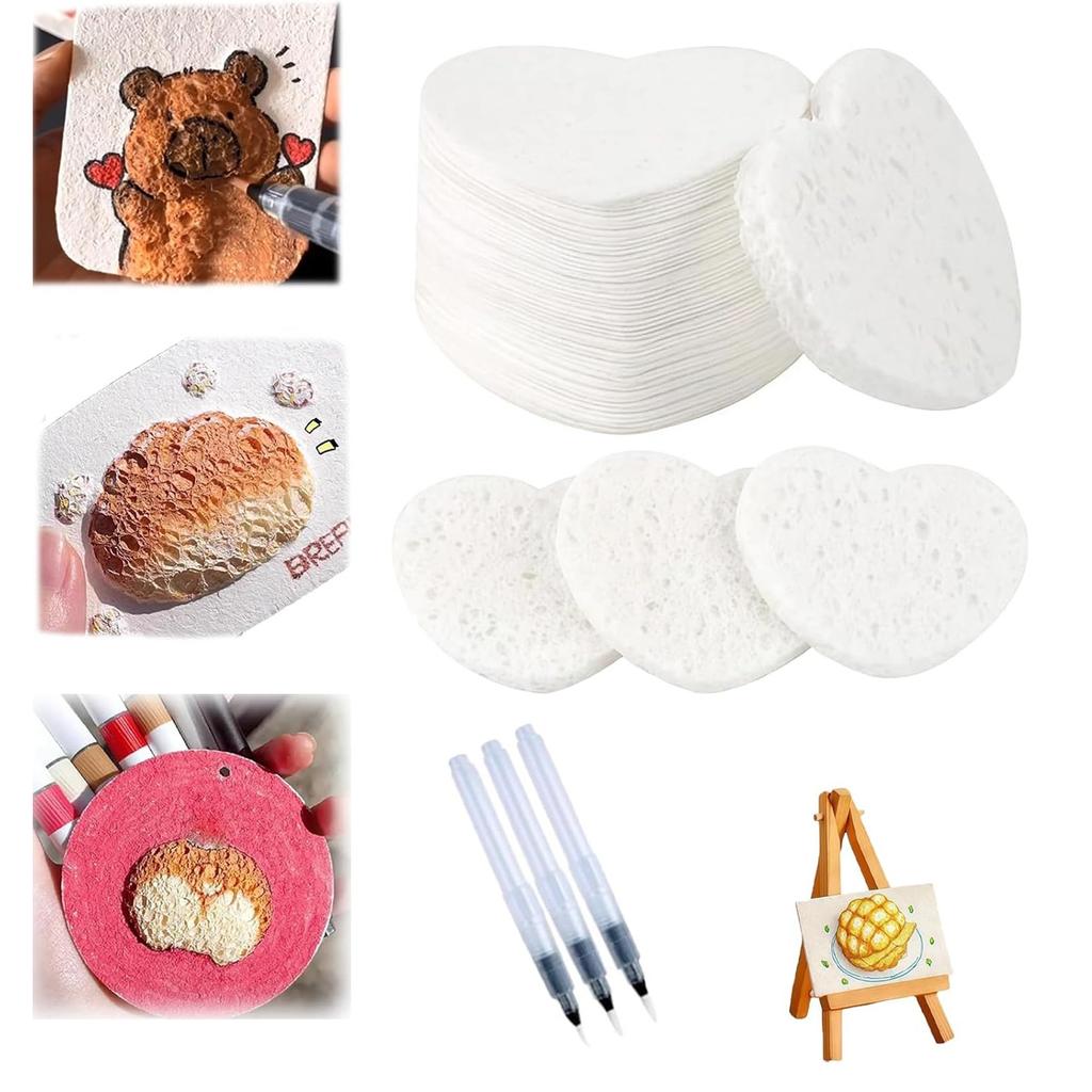 Краска, Губка для 3D-рисования на холсте, Набор для рисования текстур с рисунком попкорна, Кисть для рисования пузырьками своими руками, Художественные принадлежности 5 мл