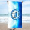 Пляжное полотенце Hertha BSC, Большое, Мягкое, Быстросохнущее, для Пляжа, Кемпинга, Плавания