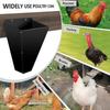 Metal Poultry Restraining Cone for Ducks Multifunctional Sturdy Folded Edges