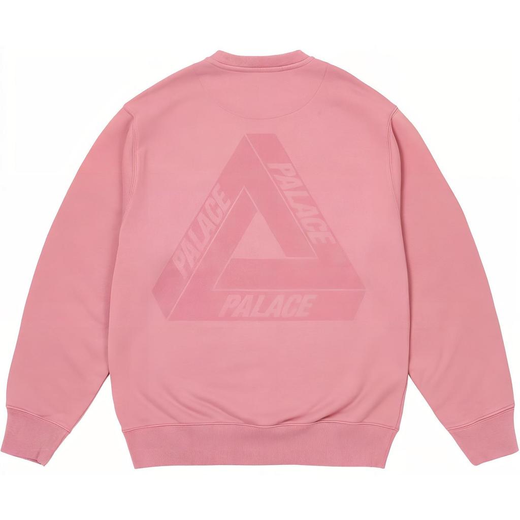 Palace Топы-унисекс Spray Tri-Ferg Crew Dusty Mauve Purple P26CS084
