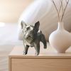 Статуя французского бульдога, напечатанная на 3D-принтере, стоящая статуэтка собаки, скульптура животного из PLA, украшение для домашнего офиса, книжной полки, рабочего стола
