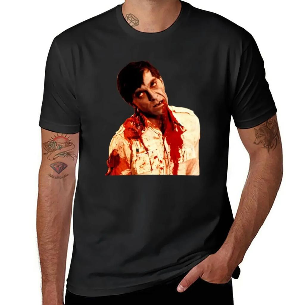 Dawn of the Dead T-Shirt summer clothes vintage blanks plain black t shirts men