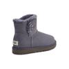 UGG Мини-зимние ботинки Bailey Snaps с флисовой подкладкой, женские зимние ботинки, фиолетово-серые 1127352-GRST