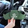 Car Leather Sunshade Glasses Box Eyeglass Storage Holder For Lexus IS250 RX350 LX570 LX600 LX470 GX470 RX330 NX300 Ct200h ES300h IB2