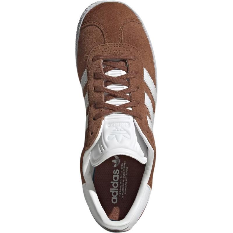 Adidas Originals GAZELLE Low top Kids' Skateboarding Shoes Brown Teenagers Sneakers IF9802