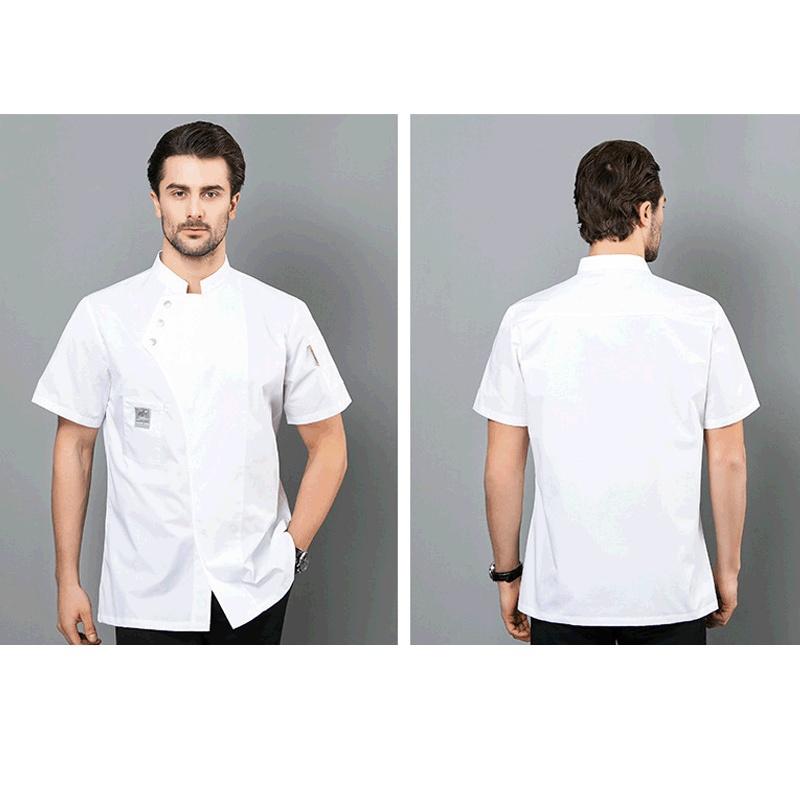 Мужская и женская кухонная рабочая одежда для ресторана, шеф-повара, униформа шеф-повара, разноцветная рубашка, куртка шеф-повара, футболка