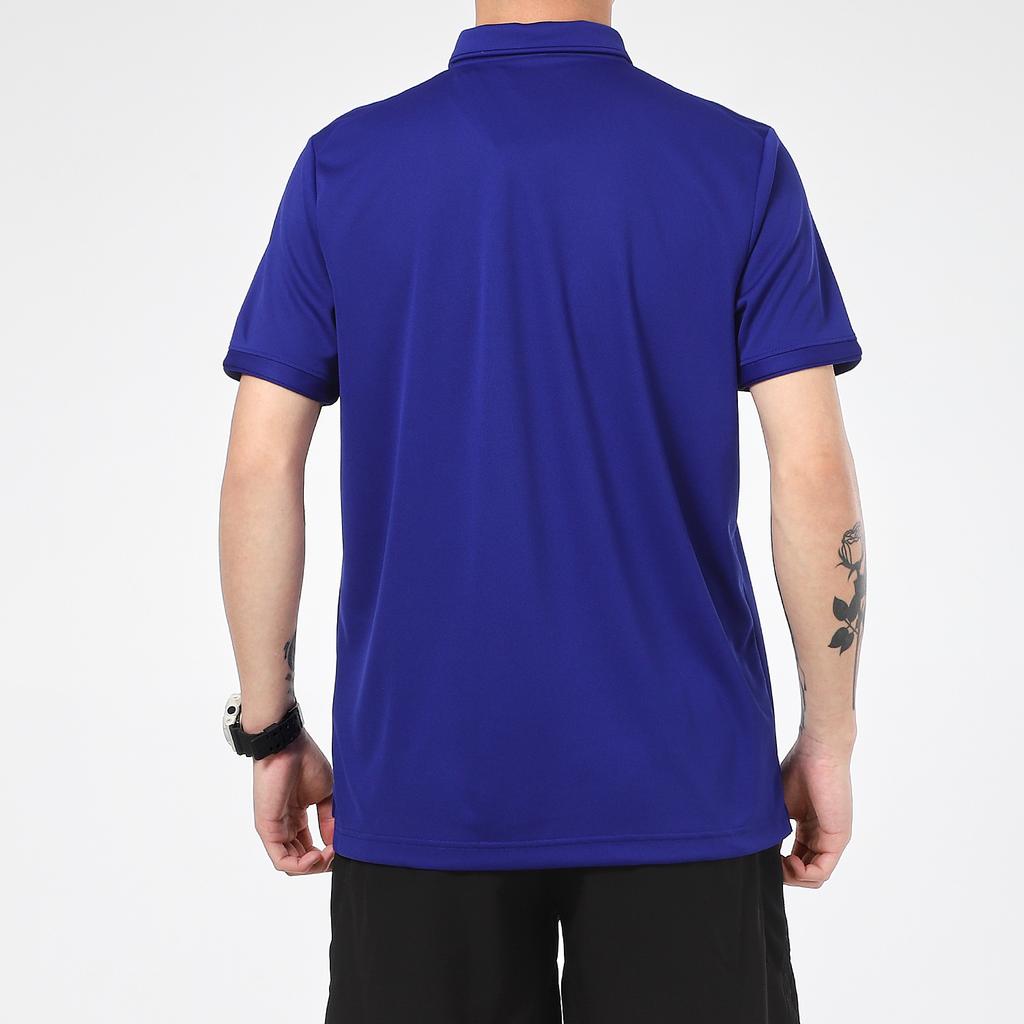 Nike Беговые тренировки, спортивные быстросохнущие дышащие поло с короткими рукавами, мужские топы синего цвета CW6851-471