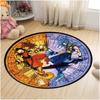 Heart of The Kingdom Round Mat Bedroom Livingroom Chair Rug Non-slip Rug Game Mat 3D Cartoon Round Rug Home Decor