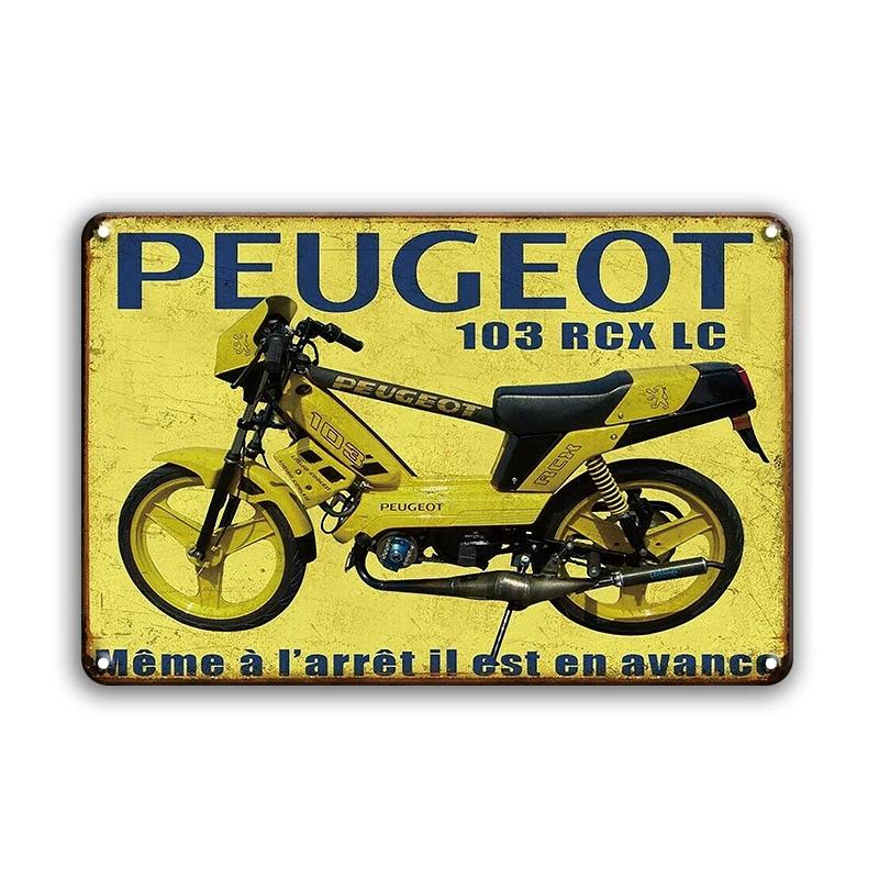 Vintage Motorcycle Guzzi Metal Sign Retro Plate Decorative Plaque Wall Decor Garage Man Cave Motor Tin Painting Wall Decor