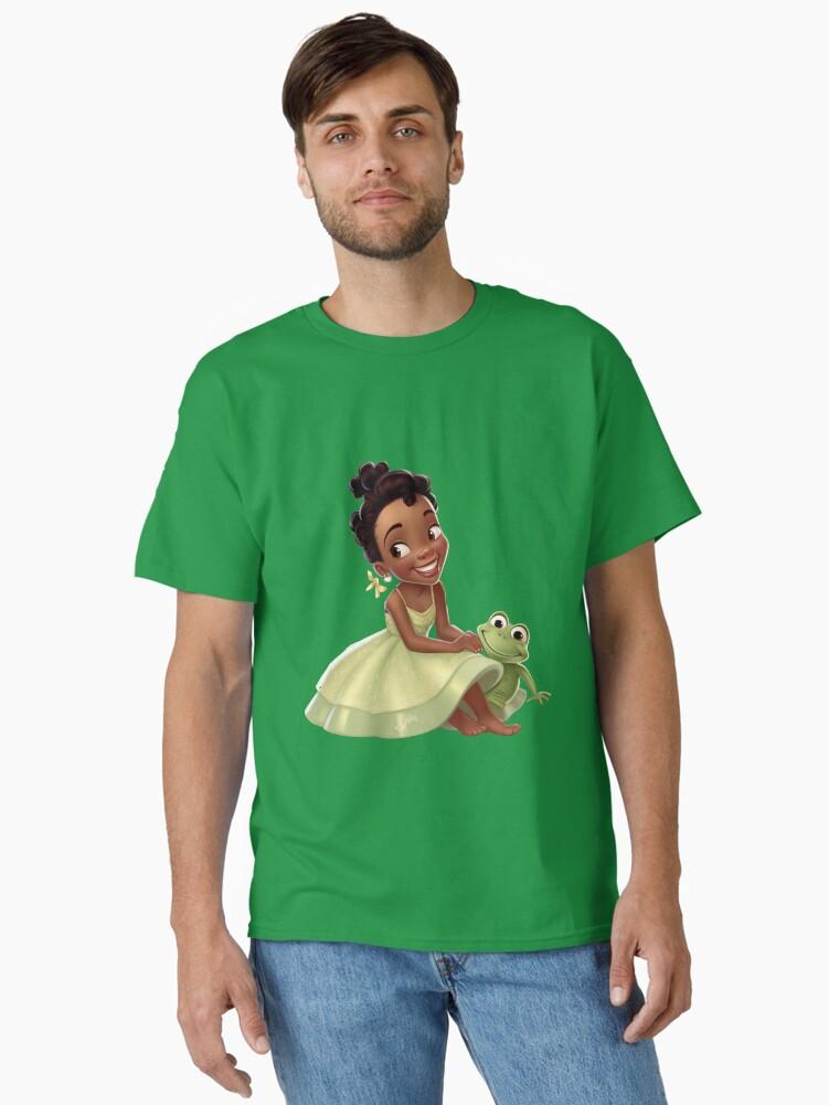 The Princess and the Frog Cute Princess Chibi - Adorable Anime Style Art Classic T-Shirt