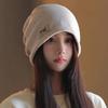 Warm Beanie Hat Windproof Knitted Pullover Cap Fashion Skullies Hat  for Women