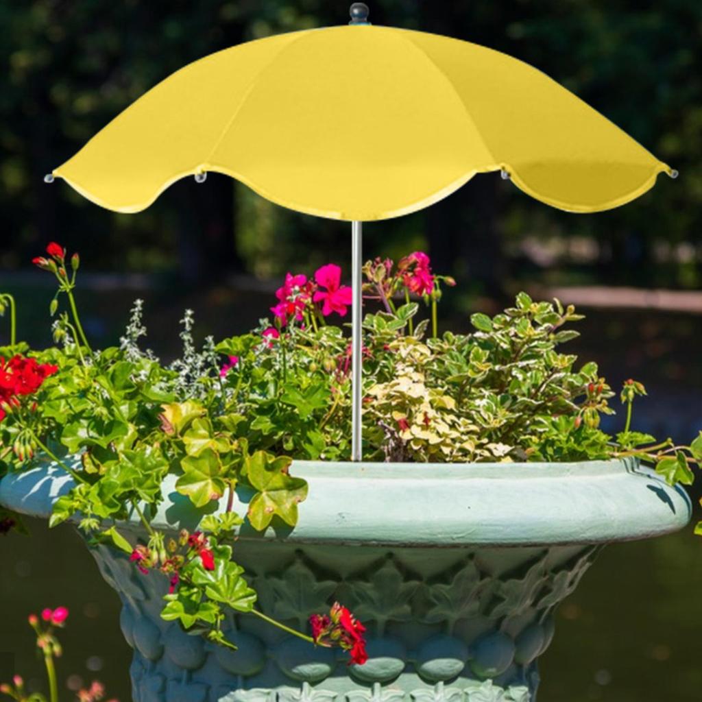 Plant Umbrellas for Outdoor Sun Protection Shade Cover UPF50 UV Protection Adjustable Portable Canopy Foldable Cover for Flowers