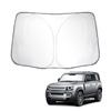 LUWU Land Rover Defender L663 Специальный автомобильный солнцезащитный козырек Аксессуар для Defender Защита от УФ-излучения на лобовое стекло Складной солнцезащитный козырек Солнцезащитный козырек Защита от солнца УФ-фильтр