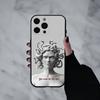 Медуза Греческая Мифология Посмотри на Меня Чехол Для Телефона Для iPhone 17pro, 16,15,14,13,12,11 X XR Plus, Других Мягкий Черный Чехол
