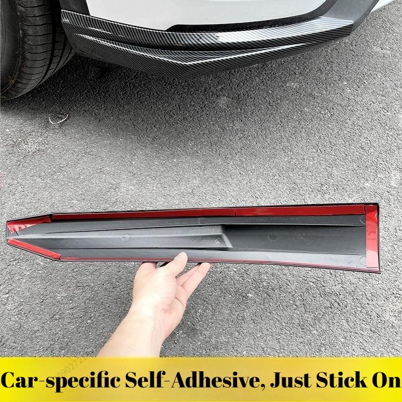 Fit for BYD Song Pro 2024-2026 Front Bumper Anti-Collision Decorative Strip Front Lip Guard Styling Mouldings Exterior Parts